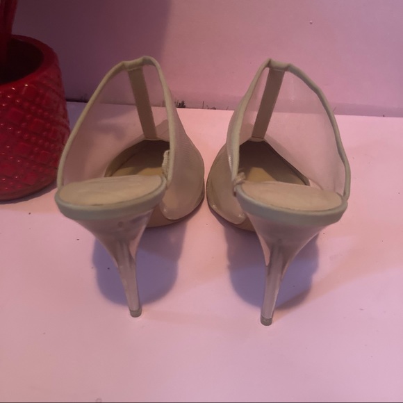 Zara Nude Mesh Mules Size 40 - Picture 6 of 11
